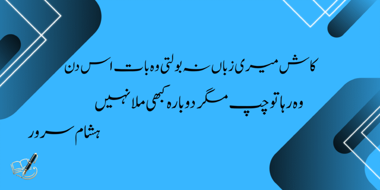 کاش میری زباں نہ بولتی وہ بات اس دن